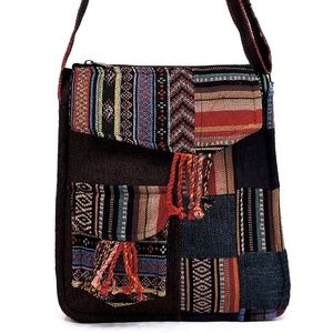 Handicrafts Patchwork Tribal Messenger Bag